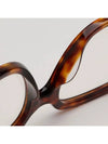 Glasses frame CL50107I 052 square horn rim leopard skin - CELINE - BALAAN 6