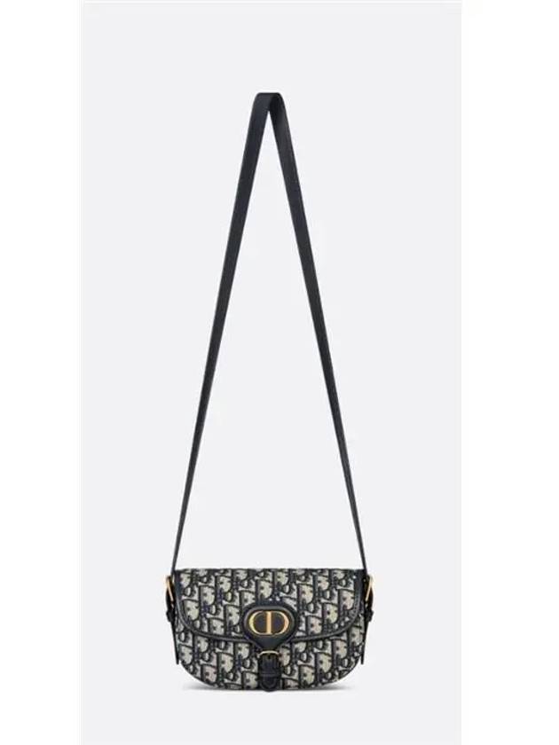 Bobby East West Oblique Jacquard Shoulder Bag Blue - DIOR - BALAAN 6