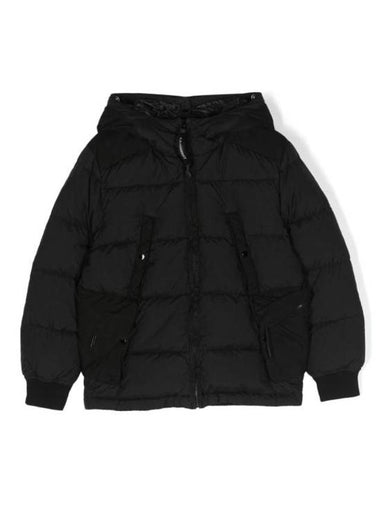 Kids Jacket 15CKOW008B005783M 999 BLACK - CP COMPANY - BALAAN 1