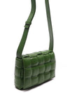 Cassette Intrecciato Padded Small Cross Bag Avocado - BOTTEGA VENETA - BALAAN 4