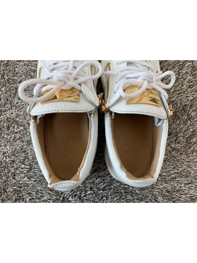 May London Gold White Women s Sneakers 37 5 245 - GIUSEPPE ZANOTTI - BALAAN 9