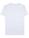 Couture Embroidered Logo Short Sleeve T-Shirt White - DIOR - BALAAN 3