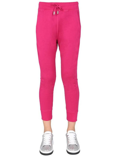 Women Icon Logo Jogging Track Pants Pink - DSQUARED2 - BALAAN 2