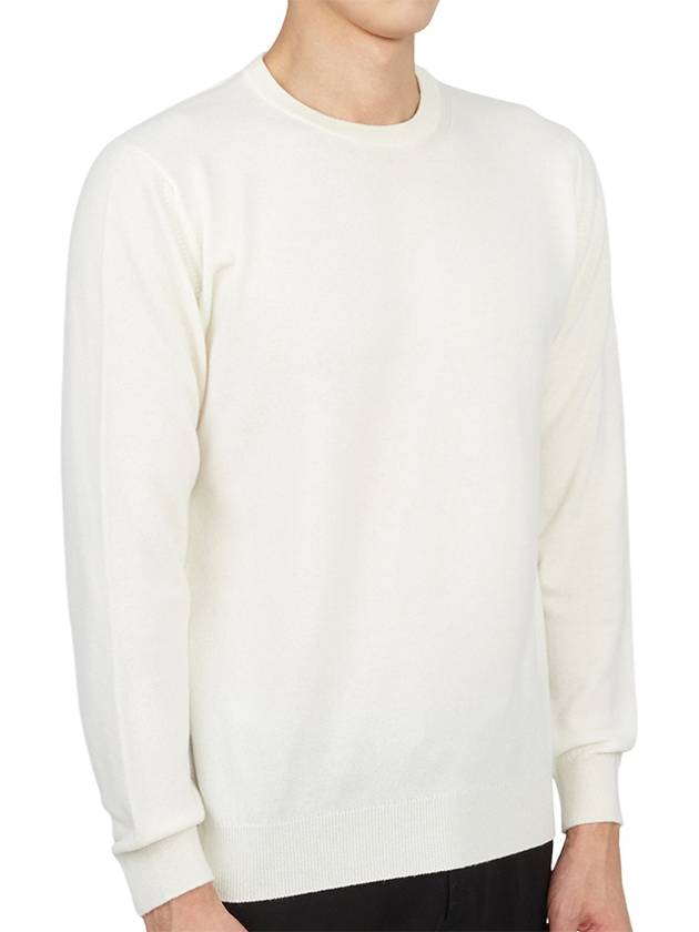 Men's Knit Top White - JOHNSTONS OF ELGIN - BALAAN 4