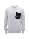 Sweater KW1100YN0008 907 GRAY MELANGE - JW ANDERSON - BALAAN 2