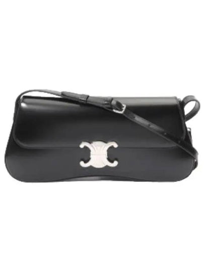 Medium Calfskin Shoulder Bag Black - CELINE - BALAAN 2