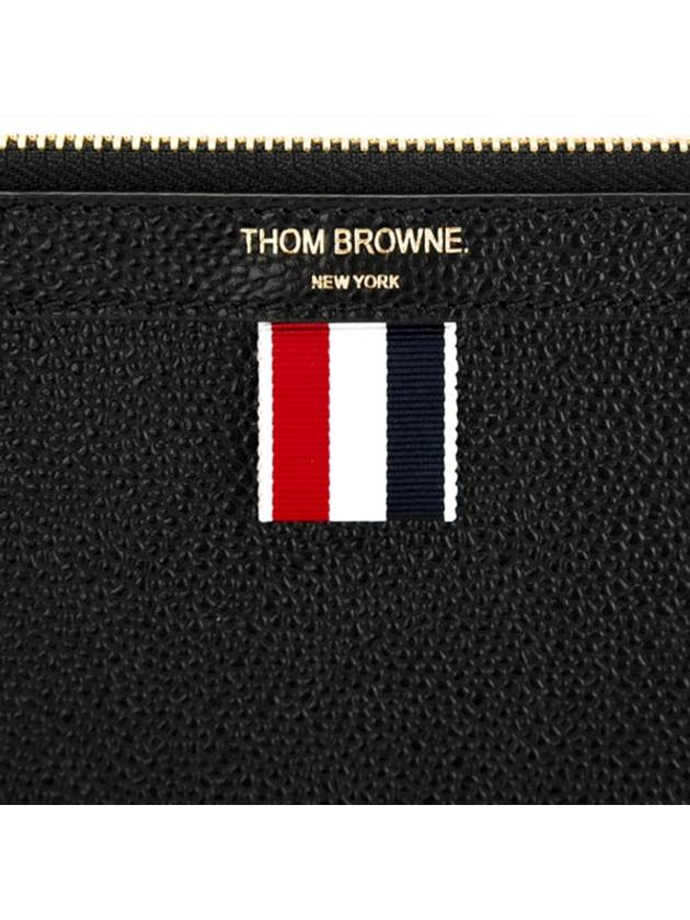 Medium Document Holder Clutch Bag Black - THOM BROWNE - BALAAN 6