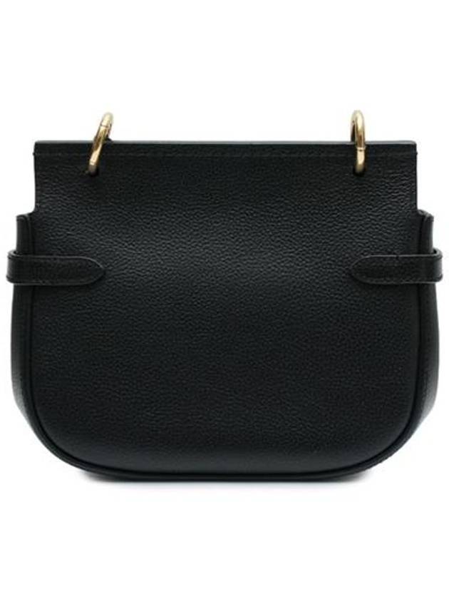 Amberley Classic Satchel Small Grain Shoulder Bag Black - MULBERRY - BALAAN 3