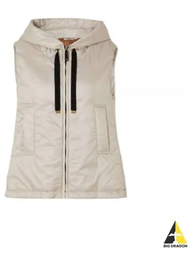 Greengo Water Repellent Vest Padded Vest Beige - MAX MARA - BALAAN 2