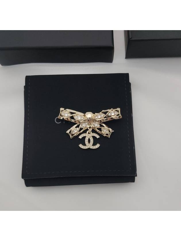 Workshop Brooch Ribbon CC Logo Charm - CHANEL - BALAAN 6