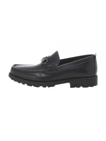 Men's David Gancini Loafers Black - SALVATORE FERRAGAMO - BALAAN 2