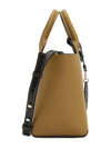 Double Up Leather Tote Bag Brown - TOD'S - BALAAN 3