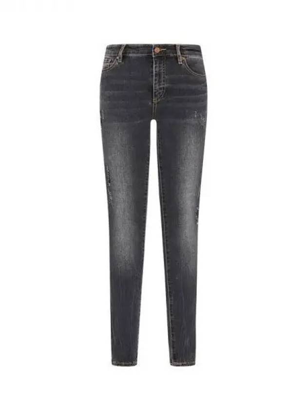 Women s Washed Skinny Denim Pants Black 270484 - ARMANI EXCHANGE - BALAAN 1