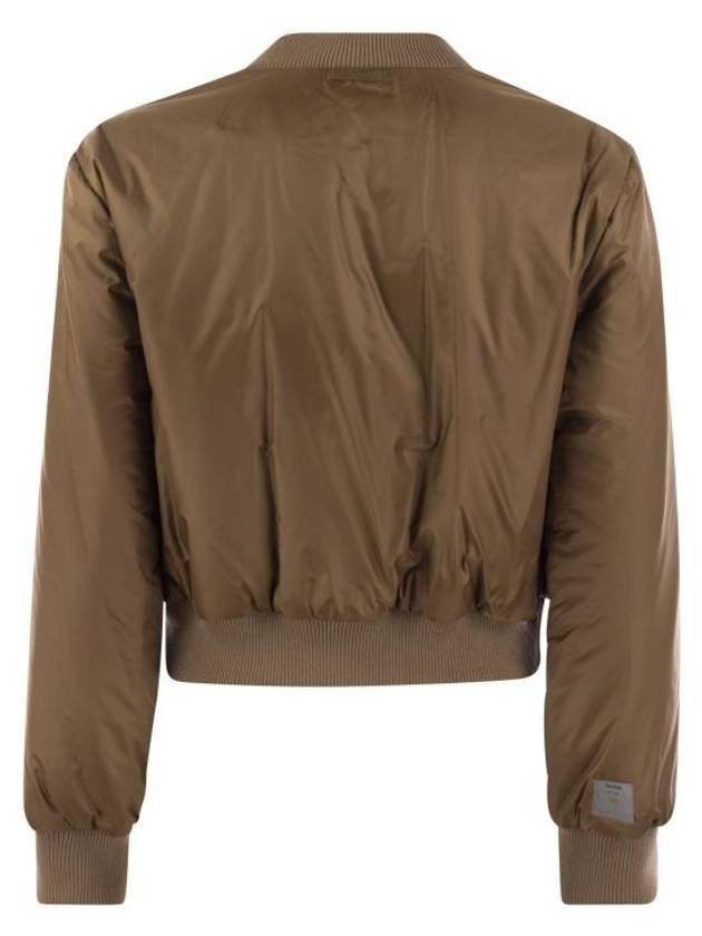 Greenbi Reversible Padded Bomber Jacket Camel - MAX MARA - BALAAN 3