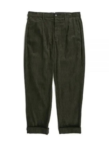 Andover Pant C Olive Cotton 4 5W Corduroy 23F1F001 NQ271 SD018 Pants - ENGINEERED GARMENTS - BALAAN 1