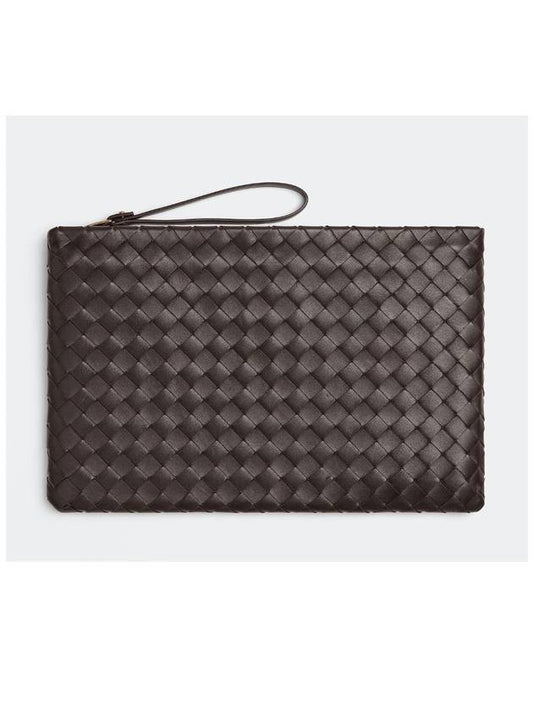 Intrecciato Large Clutch Bag Potion - BOTTEGA VENETA - BALAAN 2