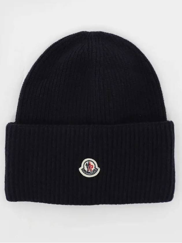 Patch Logo Classic Wool Women s Beanie 3B00048 M1241 750 - MONCLER - BALAAN 3