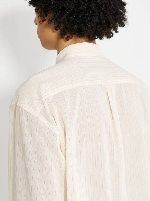 Hard Twist Pins Organdy Striped Shirt - AURALEE - BALAAN 2