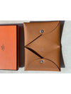 Calvi Epsom Palladium Hardware Card Wallet Gold - HERMES - BALAAN 7