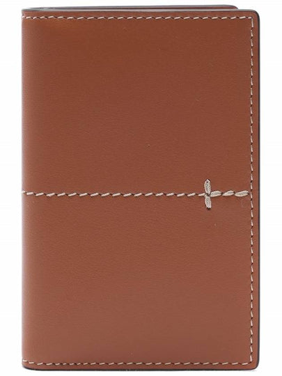 Stitch Card Wallet Brown - TOD'S - BALAAN 2