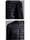 9B00028 M1367 999 Logo Patch Mix Knit Cardigan Black Women’s Jacket TJ - MONCLER - BALAAN 5