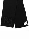 Muffler Scarf 4KC4239058 001 BLACK - ALEXANDER WANG - BALAAN 3