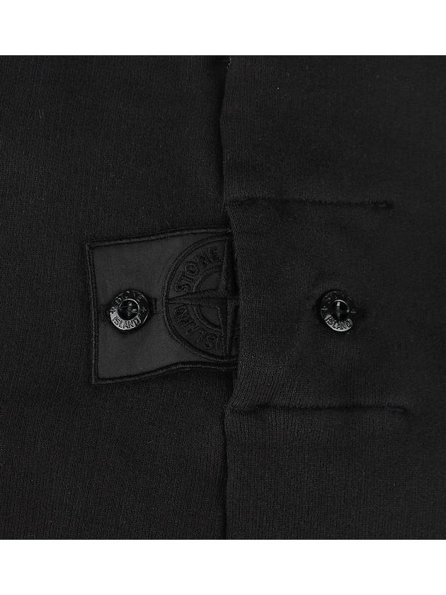 Shadow Project Cotton Fleece Jogger Track Pants Black - STONE ISLAND - BALAAN 6