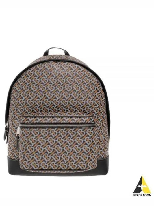 TB Monogram Canvas Backpack Brown - BURBERRY - BALAAN 2