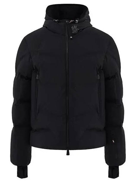 22FW 1A00026 5399D 999 Alcejas Men's Hooded Padded Jacket Black 999089 - MONCLER - BALAAN 1