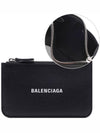 Cash Large Long Coin Card Wallet Black - BALENCIAGA - BALAAN 3