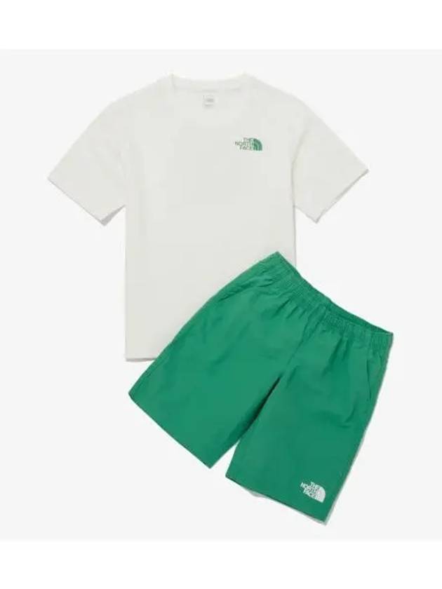 The North Face KIDS Green Earth EX Crew Set NT7UQ30S CRE - THE NORTH FACE - BALAAN 1