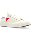 Chuck 70 Low Top Sneakers Ivory - COMME DES GARCONS - BALAAN 4