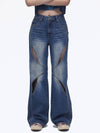 Cat Eye Cut out denim pants - DILETTANTISME - BALAAN 1