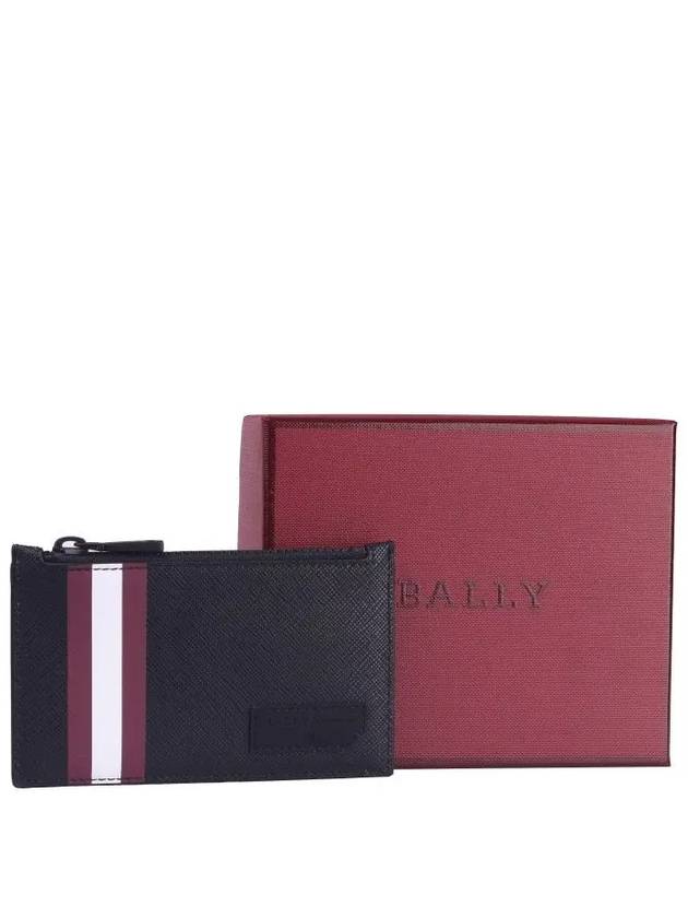 Babe Card Wallet Black Red - BALLY - BALAAN 4