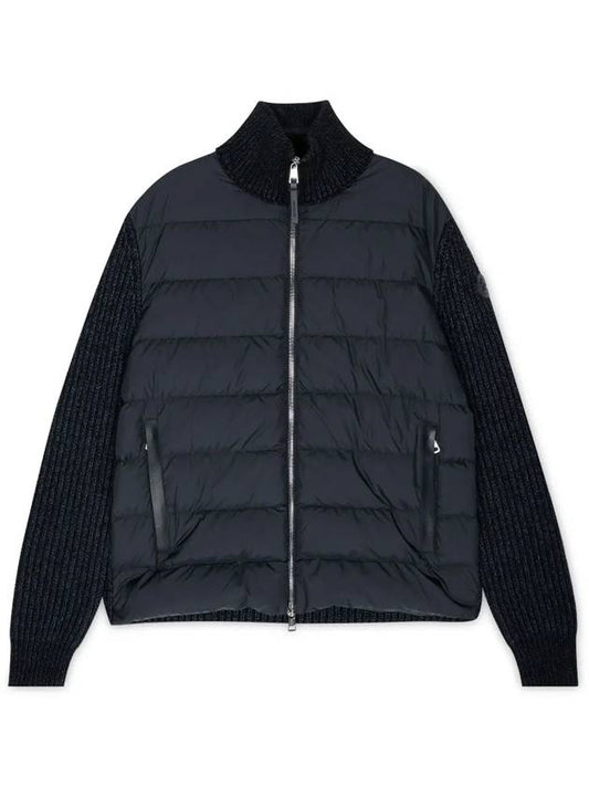 Men's Tricot Mix Navy Jacket 9B00018 M3543 778 - MONCLER - BALAAN 1