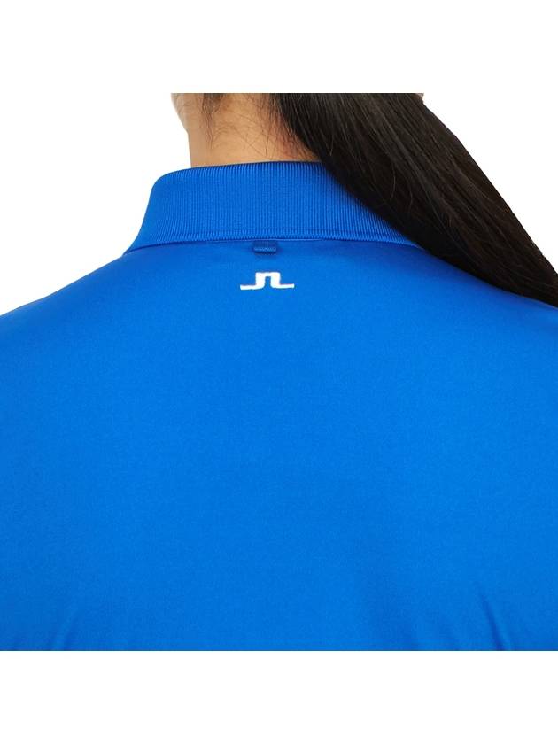 Tour Tech Short Sleeve Polo Shirt Blue - J.LINDEBERG - BALAAN 8