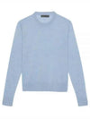 Talk Buddy To Me Crew Neck Merino Wool Knit Top Sky Blue - G/FORE - BALAAN 2