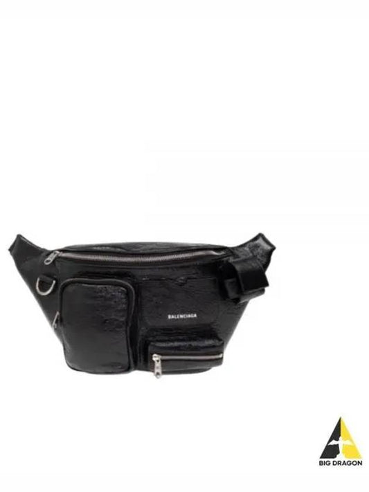 fanny pack belt bag black - BALENCIAGA - BALAAN 2