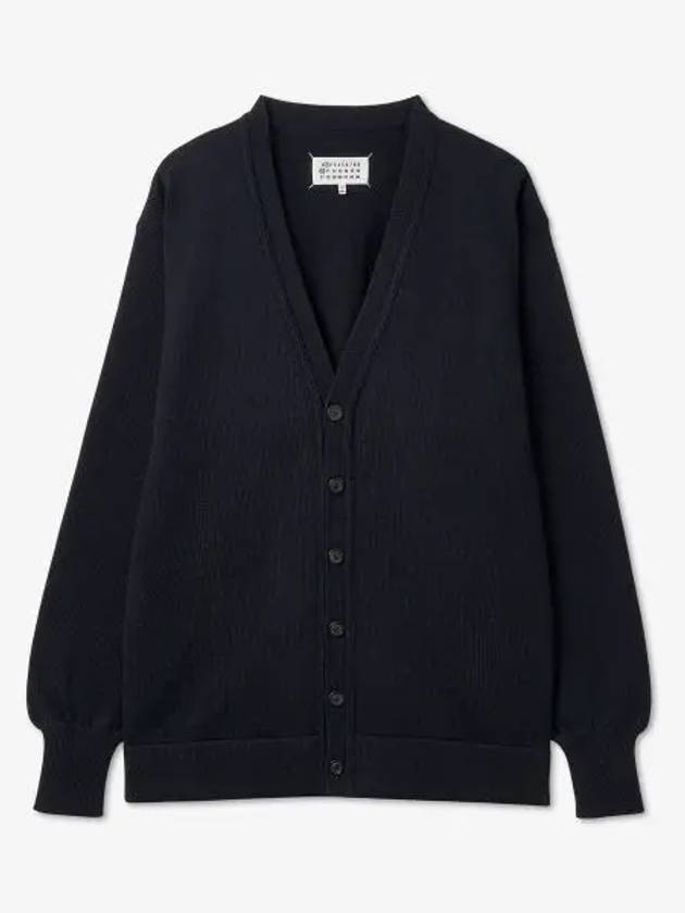 V-Neck Cardigan Black - MAISON MARGIELA - BALAAN 2