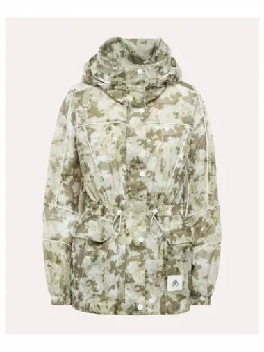 MARCELLE CAMOUFLAGE HOODED JACKET - MOOSE KNUCKLES - BALAAN 1