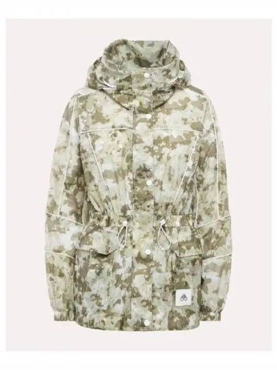 MARCELLE CAMOUFLAGE HOODED JACKET - MOOSE KNUCKLES - BALAAN 1