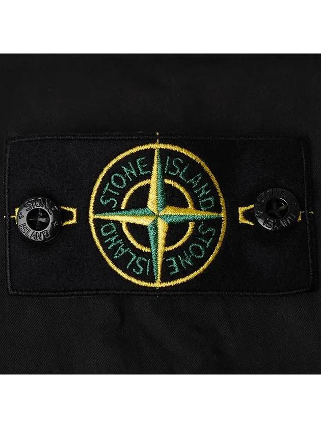 Wapen Zip-Up Jacket Black - STONE ISLAND - BALAAN 5