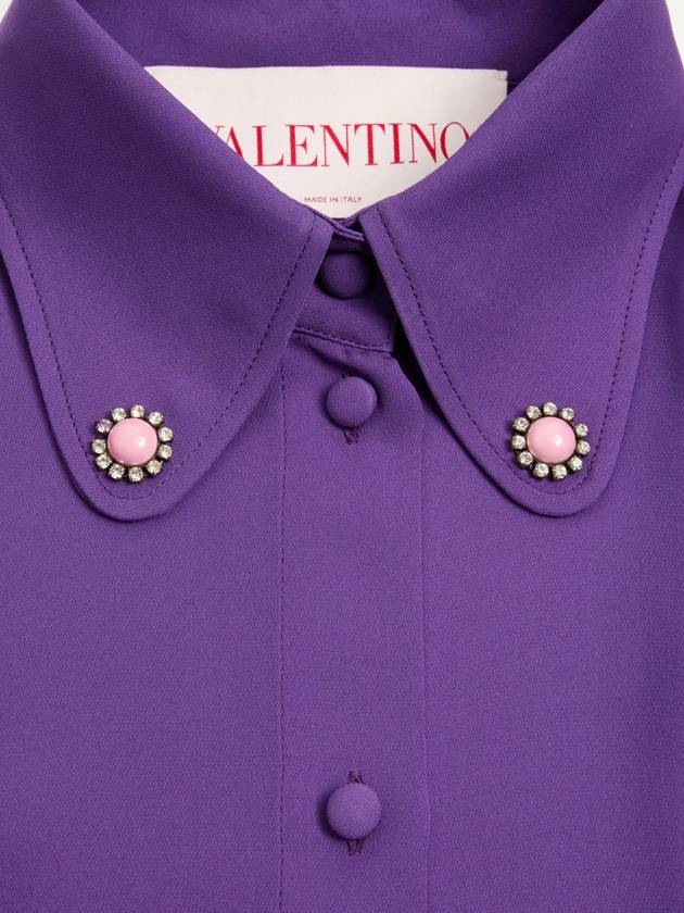 Valentino Garavani Shirts Purple - VALENTINO - BALAAN 9