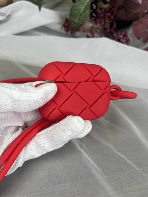 Intrecciato AirPod Pro Case Red - BOTTEGA VENETA - BALAAN 4