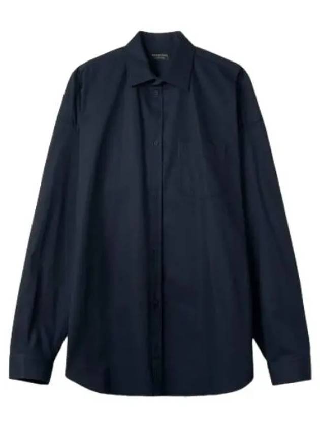 cocoon shirt navy - BALENCIAGA - BALAAN 1