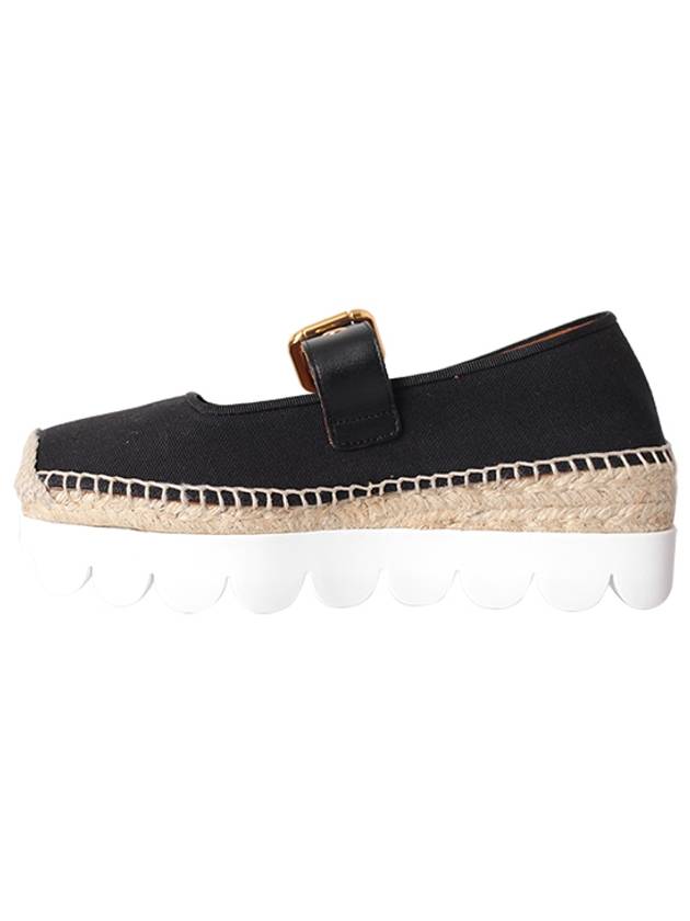 Petal Canvas Espadrilles Black - MARNI - BALAAN 4