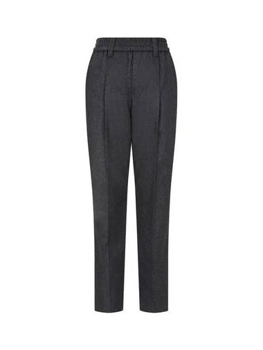 10 ePoint Women s Monili Loop One Chin Banding Pants Charcoal Gray 270462 - BRUNELLO CUCINELLI - BALAAN 1