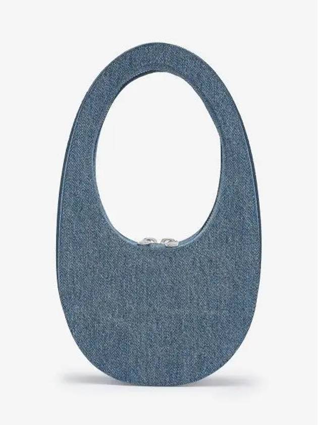 Denim Swipe Shoulder Bag Blue COPBA01BIS202LHBL - COPERNI - BALAAN 1