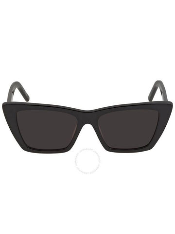 Saint Laurent Grey Cat Eye Ladies Sunglasses SL 276 MICA 001 53 - SAINT LAURENT - BALAAN 1