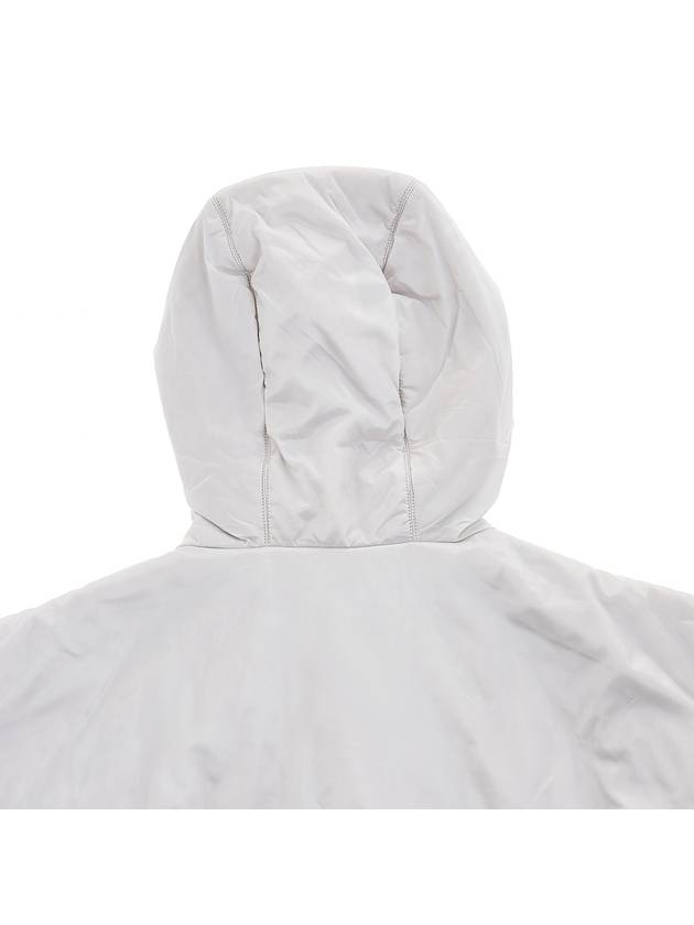 Women's GreenT Technical Canvas Zipper Hooded Jacket White - MAX MARA - BALAAN.